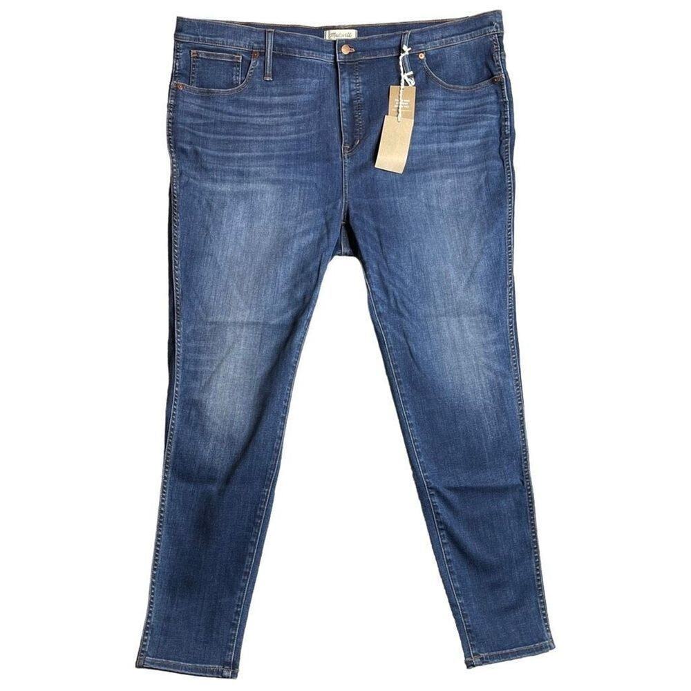 Madewell Women's High Rise Skinny Jeans Plus Size 37 Tall‎ USA 24 Tall New